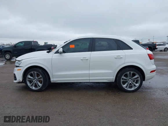 2017 Audi Q3 Premium Plus with VIN WA1JCCFS7HR002948, listed as a IAAI auction lot 41564849 with 31,745 mi miles and . Bid and sale history available at DreamBid. Image 14.