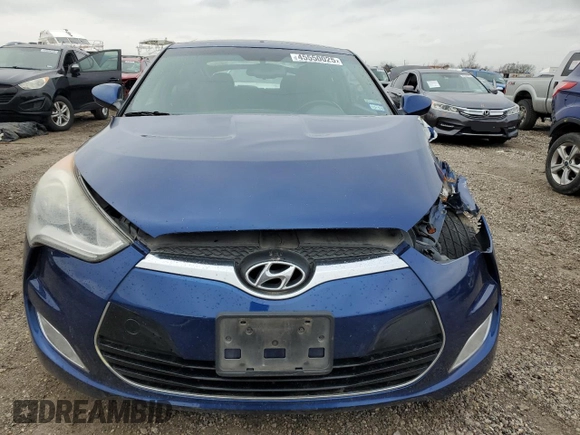 2017 Hyundai Veloster Value Edition with VIN KMHTC6ADXHU321696, listed as a Copart auction lot 45550025 with 188,063 mi miles and Salvage Title. Bid and sale history available at carsss.com. Image 5.