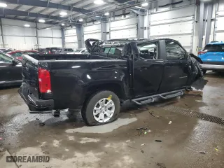 2021 Chevrolet Colorado 2WD LT with VIN 1GCGSCEN6M1221598, listed as a Copart auction lot 46340185 with 69,498 mi miles and Non Repairable. Bid and sale history available at carsss.com. Image 3.