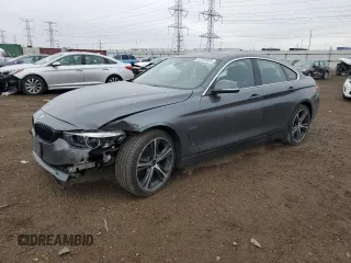 2020 BMW 4 Series 430i xDrive with VIN WBA4J3C00LBL11929, listed as a Copart auction lot 52501055 with 141,791 mi miles and Salvage title. Bid and sale history available at DreamBid. Image 1.