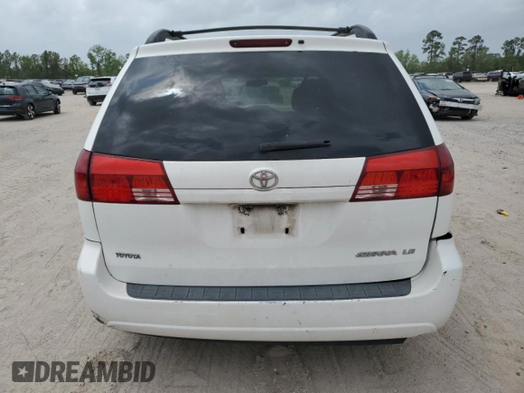 2004 Toyota Sienna CE with VIN 5TDZA23C54S176454, listed as a Copart auction lot 51905235 with 300,338 mi miles and Salvage Title. Bid and sale history available at carsss.com. Image 6.