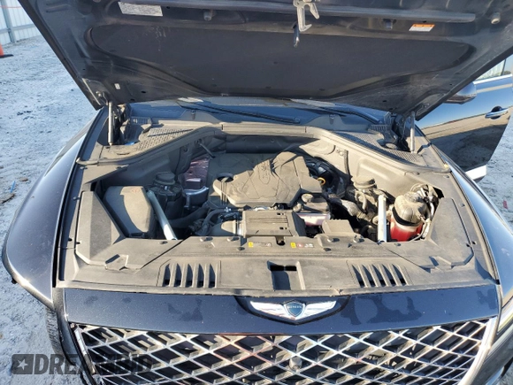 2021 Genesis GV80 with VIN KMUHBDSB0MU047236, listed as a Copart auction lot 57061315 with Not provided miles and Salvage title. Bid and sale history available at DreamBid. Image 12.