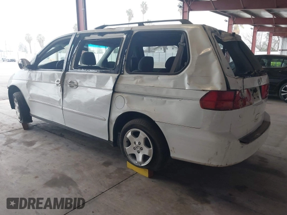 2000 Honda Odyssey EX with VIN 2HKRL187XYH622531, listed as a IAAI auction lot 41141272 with 225,668 mi miles and . Bid and sale history available at DreamBid. Image 3.