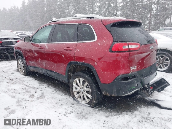 2014 Jeep Cherokee Limited z VIN 1C4PJMDS6EW241242, wystawiony jako IAAI lot #41546746 z przebiegiem 43 367 mil mil oraz . Historia ofert i sprzedaży dostępna na DreamBid. Obrazek 3.