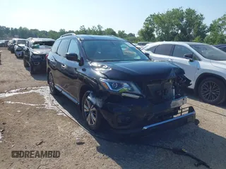 2019 Nissan Pathfinder S with VIN 5N1DR2MM1KC641946, listed as a IAAI auction lot 42591605 with 86,654 mi miles and . Bid and sale history available at DreamBid. Image 1.