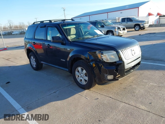 2008 Mercury Mariner with VIN 4M2CU81168KJ26462, listed as a IAAI auction lot 41454643 with 214,873 mi miles and . Bid and sale history available at DreamBid. Image 1.