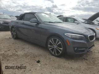 2017 BMW 2 Series 230i with VIN WBA2K9C34HV647350, listed as a Copart auction lot 74210834 with 24,412 mi miles and Non repairable. Bid and sale history available at DreamBid. Image 4.