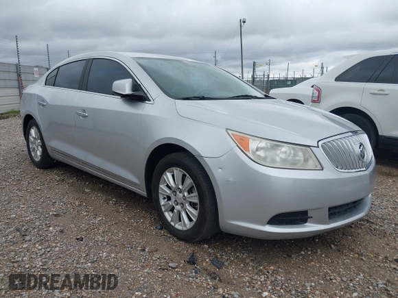 2010 Buick LaCrosse CX with VIN 1G4GB5EG8AF323914, listed as a IAAI auction lot 41766929 with 161,464 mi miles and . Bid and sale history available at DreamBid. Image 1.