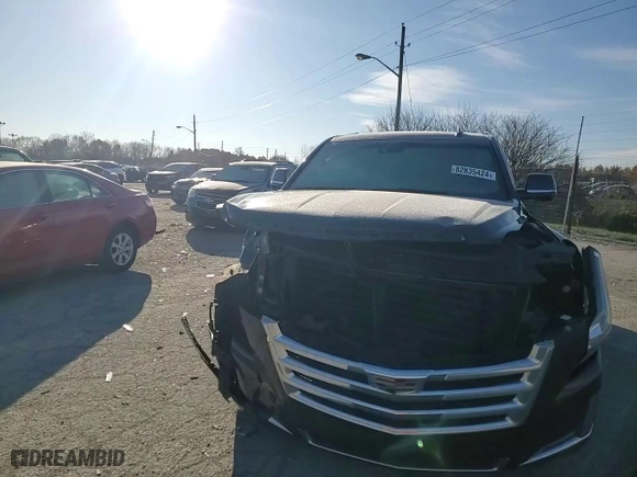 2016 Cadillac Escalade Premium Collection with VIN 1GYS4CKJ9GR457121, listed as a Copart auction lot 82835424 with 90,072 mi miles and Salvage Title. Bid and sale history available at carsss.com. Image 12.