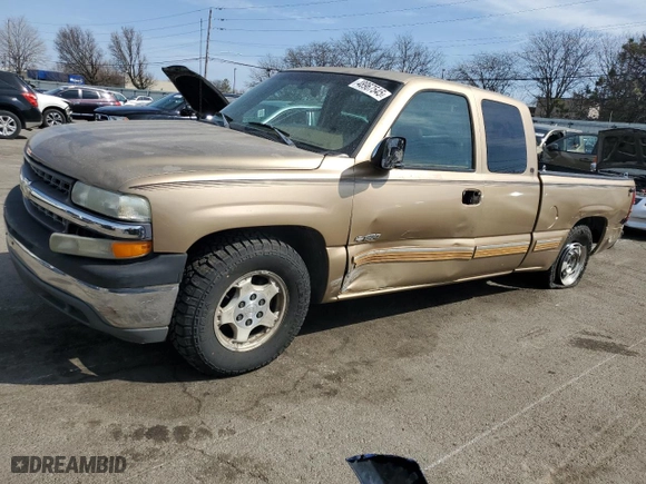 1999 Chevrolet Silverado 1500 LS with VIN 2GCEC19V4X1232083, listed as a Copart auction lot 48967545 with 148,410 mi miles and Salvage Title. Bid and sale history available at carsss.com. Image 1.