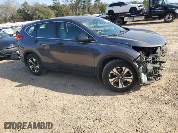 2019 Honda CR-V LX with VIN 2HKRW5H33KH401386, listed as a Copart auction lot 48046435 with 156,859 mi miles and Salvage Title. Bid and sale history available at carsss.com. Image 4.