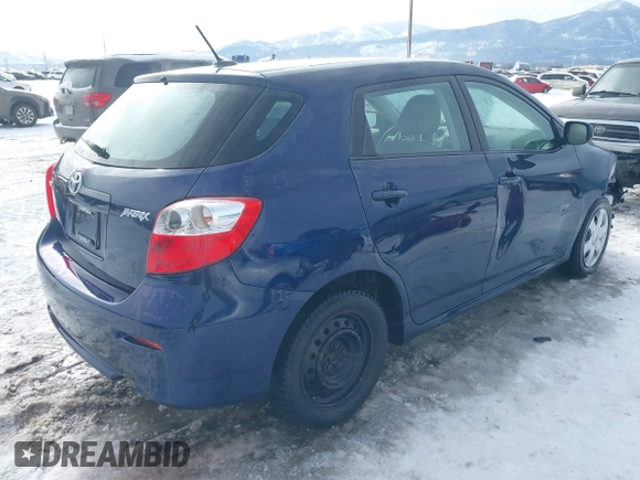 2009 Toyota Matrix with VIN 2T1KU40E69C045320, listed as a IAAI auction lot 41481764 with 162,766 mi miles. Bid and sale history available at carsss.com. Image 4.