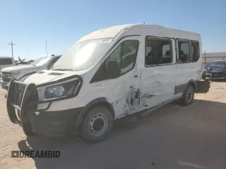 2023 Ford Transit Passenger XL with VIN 1FBAX2C81PKB10166, listed as a Copart auction lot 78491514 with Not Provided miles and Salvage Title. Bid and sale history available at carsss.com. Image 1.