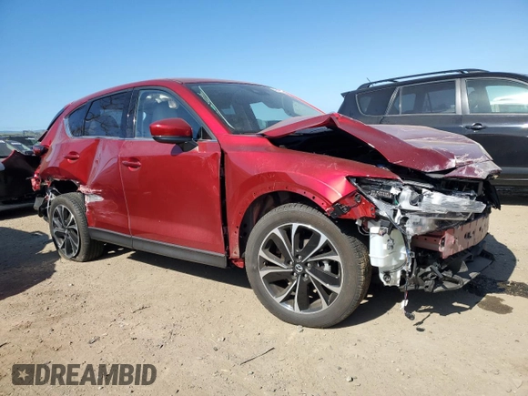 2023 Mazda CX-5 2.5 S Premium Package with VIN JM3KFBDM7P0192647, listed as a Copart auction lot 46900675 with 6,126 mi miles and Salvage Title. Bid and sale history available at carsss.com. Image 4.