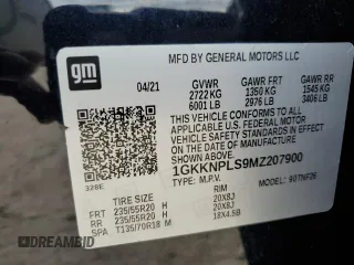 2021 GMC Acadia Denali with VIN 1GKKNPLS9MZ207900, listed as a Copart auction lot 44446035 with 13,846 mi miles and Salvage Title. Bid and sale history available at carsss.com. Image 13.