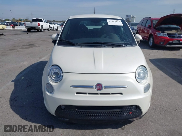 2014 FIAT 500e with VIN 3C3CFFGEXET172812, listed as a IAAI auction lot 41603973 with 57,026 mi miles. Bid and sale history available at carsss.com. Image 6.