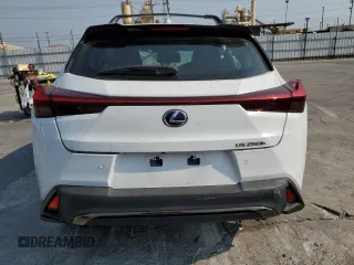 2022 Lexus UX 250h F Sport with VIN JTHE9JBHXN2057983, listed as a Copart auction lot 71456654 with 27,367 mi miles and Salvage Title. Bid and sale history available at DreamBid. Image 6.
