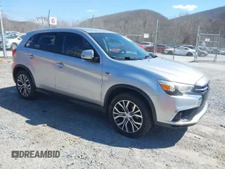 2018 Mitsubishi Outlander Sport ES 2.0 with VIN JA4AR3AU3JU016579, listed as a IAAI auction lot 41890008 with 182,268 mi miles. Bid and sale history available at carsss.com. Image 1.