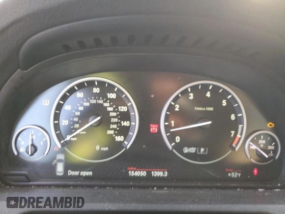 2015 BMW 5 Series 535i Gran Turismo with VIN WBA5M2C55FGH99156, listed as a Copart auction lot 88298775 with 154,050 mi miles and Salvage title. Bid and sale history available at DreamBid. Image 9.