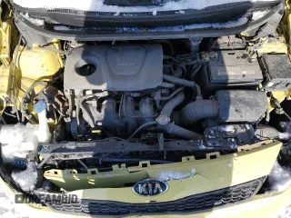 2016 Kia Rio LX with VIN KNADM5A30G6562206, listed as a Copart auction lot 46889555 with 97,729 mi miles and Salvage Title. Bid and sale history available at carsss.com. Image 11.