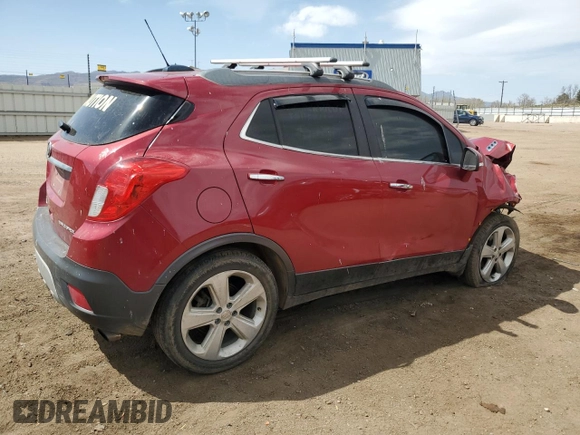 2016 Buick Encore with VIN KL4CJASB0GB697015, listed as a Copart auction lot 52447055 with Not Provided miles and Salvage Title. Bid and sale history available at DreamBid. Image 3.