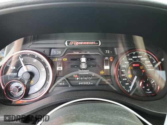 2020 Ram 1500 Rebel with VIN 1C6SRFLM1LN230872, listed as a Copart auction lot 55671585 with 97,202 mi miles and Salvage title. Bid and sale history available at DreamBid. Image 9.