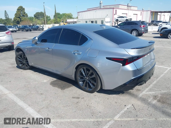 2023 Lexus IS 350 F Sport with VIN JTHGZ1B22P5068062, listed as a IAAI auction lot 41993855 with 36,710 mi miles and . Bid and sale history available at DreamBid. Image 3.