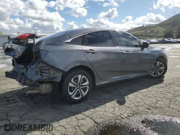 2018 Honda Civic LX with VIN 2HGFC2F58JH564476, listed as a Copart auction lot 49148625 with 83,861 mi miles and Salvage Title. Bid and sale history available at DreamBid. Image 3.