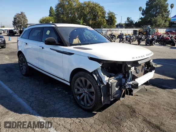2019 Land Rover Range Rover Velar R-Dynamic SE z VIN SALYL2EX9KA209206, wystawiony jako Copart lot #76609604 z przebiegiem 59 047 mil mil oraz Szkoda całkowita • Salvage title. Historia ofert i sprzedaży dostępna na DreamBid. Obrazek 4.