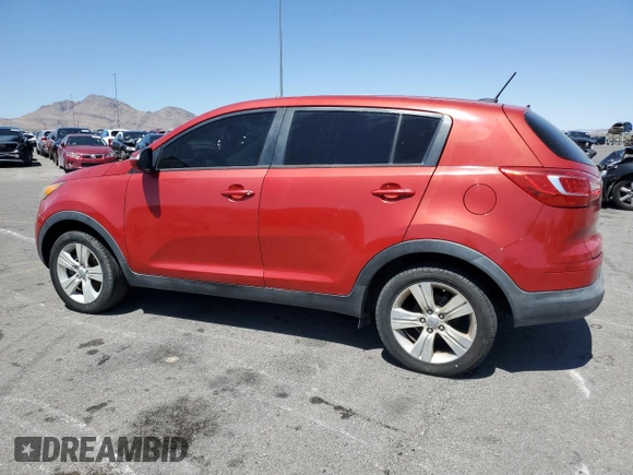 2012 Kia Sportage LX with VIN KNDPB3A25C7345952, listed as a Copart auction lot 57830015 with 101,757 mi miles and Salvage title. Bid and sale history available at DreamBid. Image 2.