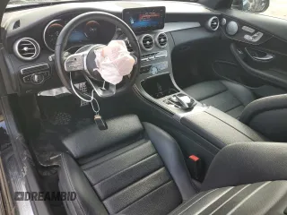 2020 Mercedes-Benz C 300 with VIN W1KWK8DB9LG015242, listed as a Copart auction lot 46953505 with 32,862 mi miles and Salvage Title. Bid and sale history available at DreamBid. Image 8.