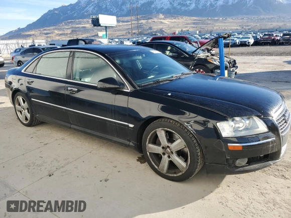 2006 Audi A8 4.2L z VIN WAUML44E46N025255, wystawiony jako Copart lot #48436035 z przebiegiem 150 567 mil mil oraz Tytuł czysty. Historia ofert i sprzedaży dostępna na DreamBid. Obrazek 4.
