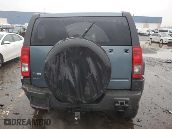 2007 Hummer H3 SUV with VIN 5GTDN13E778180324, listed as a Copart auction lot 43635605 with 234,579 mi miles and Clean Title. Bid and sale history available at DreamBid. Image 6.