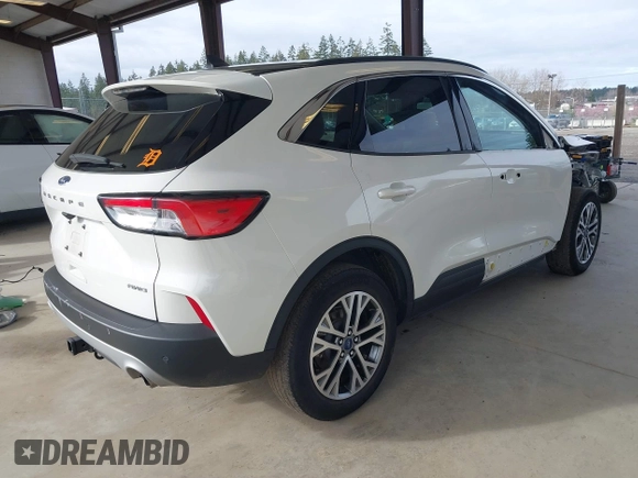 2021 Ford Escape SEL with VIN 1FMCU9H94MUA12378, listed as a IAAI auction lot 41799479 with 63,743 mi miles and . Bid and sale history available at DreamBid. Image 4.