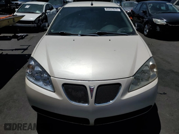2009 Pontiac G6 1SA with VIN 1G2ZG57B994146138, listed as a Copart auction lot 63437015 with 134,131 mi miles and Clean title. Bid and sale history available at DreamBid. Image 5.