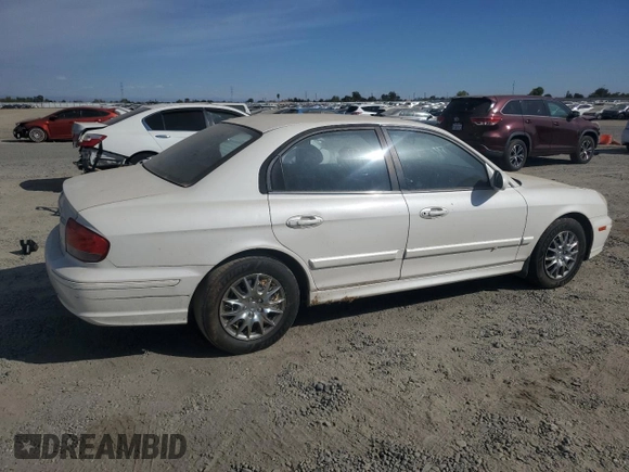 2004 Hyundai Sonata with VIN KMHWF25S84A994567, listed as a Copart auction lot 74612544 with 158,186 mi miles and Clean Title. Bid and sale history available at carsss.com. Image 3.