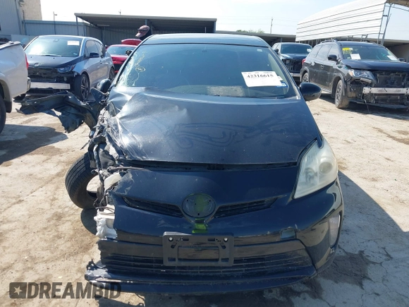 2012 Toyota Prius One with VIN JTDKN3DU4C1514859, listed as a IAAI auction lot 42316615 with 194,250 mi miles and . Bid and sale history available at DreamBid. Image 12.
