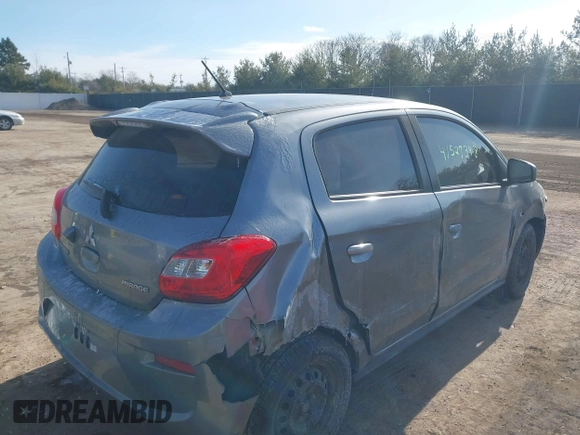 2019 Mitsubishi Mirage ES z VIN ML32A3HJ9KH012935, wystawiony jako IAAI lot #41527398 z przebiegiem 82 413 mil mil oraz . Historia ofert i sprzedaży dostępna na DreamBid. Obrazek 6.