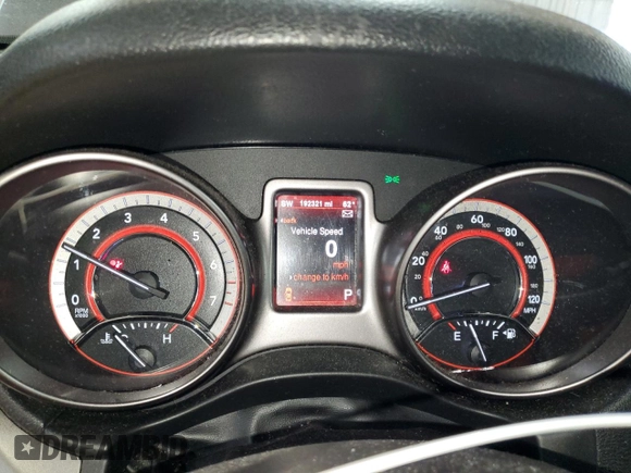 2014 Dodge Journey Crossroad with VIN 3C4PDCGG8ET284320, listed as a Copart auction lot 46924985 with 192,321 mi miles and Salvage title. Bid and sale history available at DreamBid. Image 9.