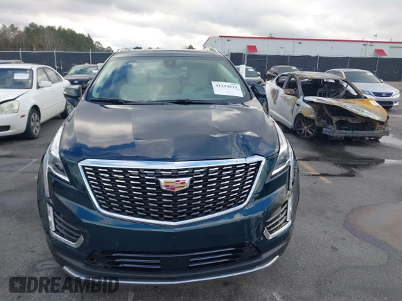 2024 Cadillac XT5 FWD Premium Luxury with VIN 1GYKNCR45RZ733939, listed as a IAAI auction lot 41224515 with 6,945 mi miles. Bid and sale history available at carsss.com. Image 13.