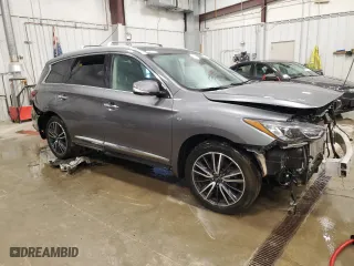2020 Infiniti QX60 LUXE with VIN 5N1DL0MM4LC530900, listed as a Copart auction lot 49983025 with 0 mi miles and Non Repairable. Bid and sale history available at carsss.com. Image 4.