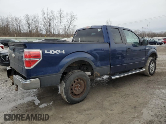 2011 Ford F-150 XL with VIN 1FTFX1ET8BFC87344, listed as a Copart auction lot 46576495 with 126,027 mi miles and Salvage Title. Bid and sale history available at carsss.com. Image 3.