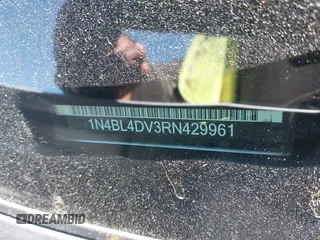 2024 Nissan Altima SV with VIN 1N4BL4DV3RN429961, listed as a IAAI auction lot 42205241 with 15,745 mi miles and . Bid and sale history available at DreamBid. Image 17.