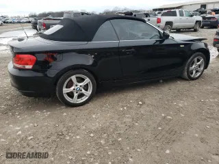 2012 BMW 1 Series 128i with VIN WBAUL7C55CVM83014, listed as a Copart auction lot 86043194 with 0 mi miles and Salvage Title. Bid and sale history available at carsss.com. Image 3.