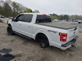 2020 Ford F-150 XL with VIN 1FTEW1EP6LKF44172, listed as a IAAI auction lot 41912854 with 101,278 mi miles and . Bid and sale history available at carsss.com. Image 3.