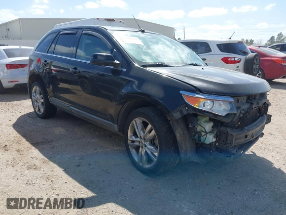 2013 Ford Edge Limited with VIN 2FMDK3KC1DBA18155, listed as a IAAI auction lot 41806629 with 124,080 mi miles. Bid and sale history available at carsss.com. Image 1.