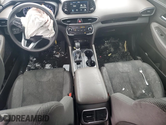 2019 Hyundai Santa Fe SE with VIN 5NMS2CAD9KH102793, listed as a Copart auction lot 43292245 with 160,903 mi miles and Salvage Title. Bid and sale history available at DreamBid. Image 8.