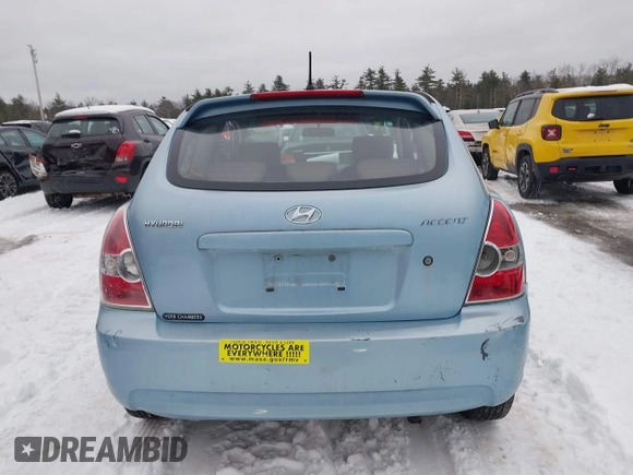 2008 Hyundai Accent GS with VIN KMHCM36C98U062601, listed as a IAAI auction lot 41565161 with 148,281 mi miles. Bid and sale history available at carsss.com. Image 17.