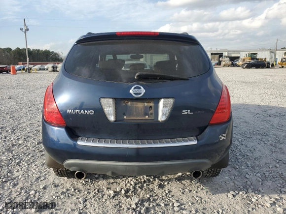 2006 Nissan Murano SL with VIN JN8AZ08WX6W546348, listed as a Copart auction lot 49242085 with 176,209 mi miles and Salvage Title. Bid and sale history available at carsss.com. Image 6.