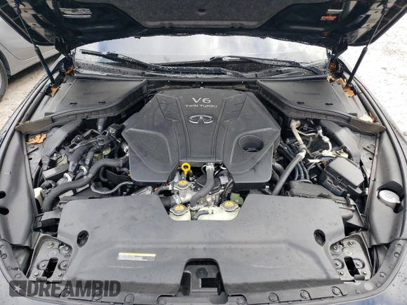 2022 Infiniti Q60 Red Sport 400 with VIN JN1FV7LL2NM681081, listed as a Copart auction lot 83412034 with 11,238 mi miles and Salvage title. Bid and sale history available at DreamBid. Image 11.
